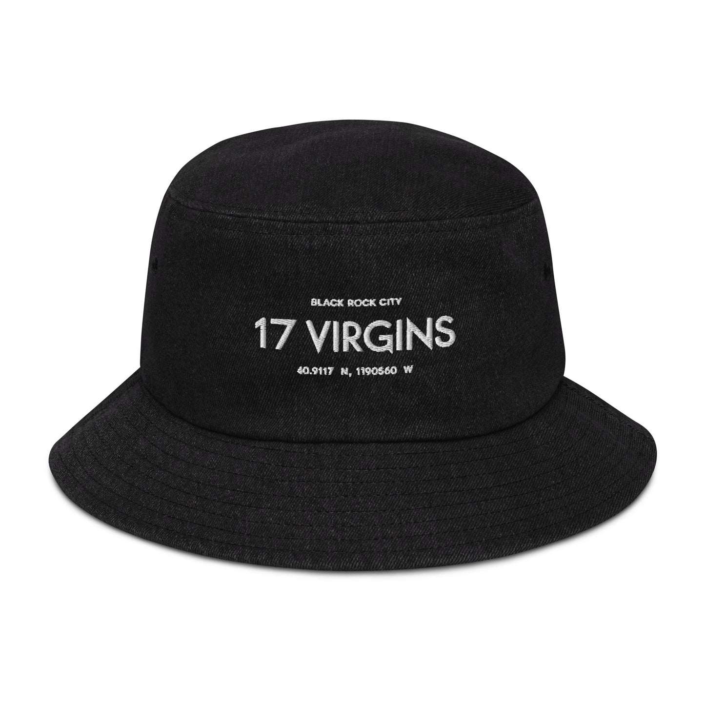 17 Virgins Denim bucket hat