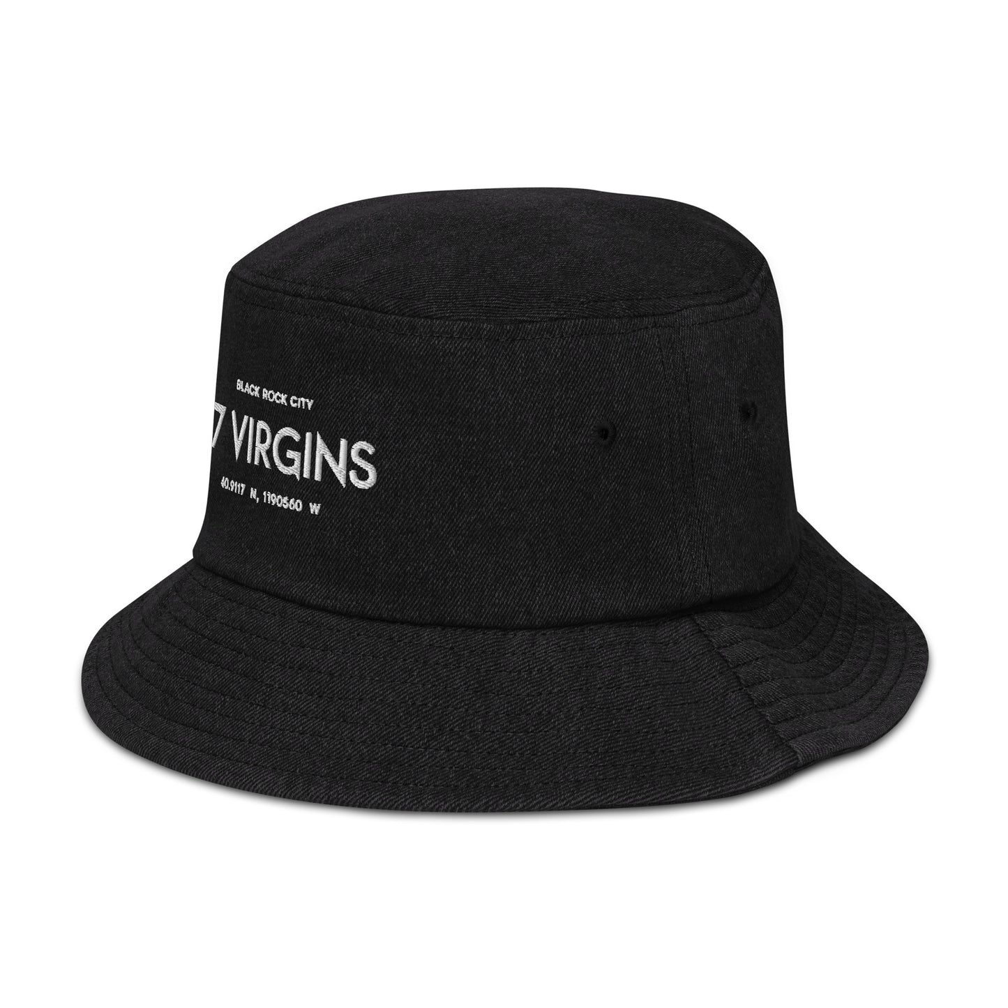 17 Virgins Denim bucket hat