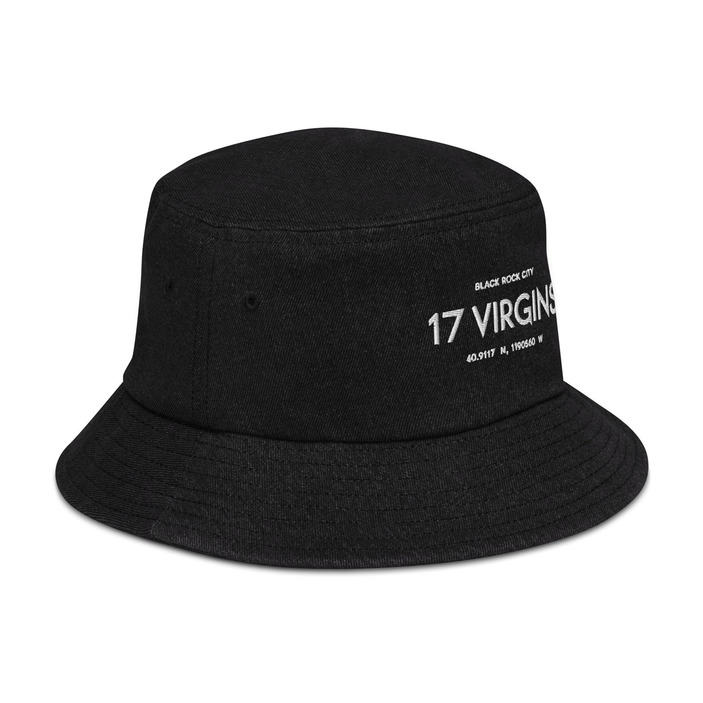 17 Virgins Denim bucket hat