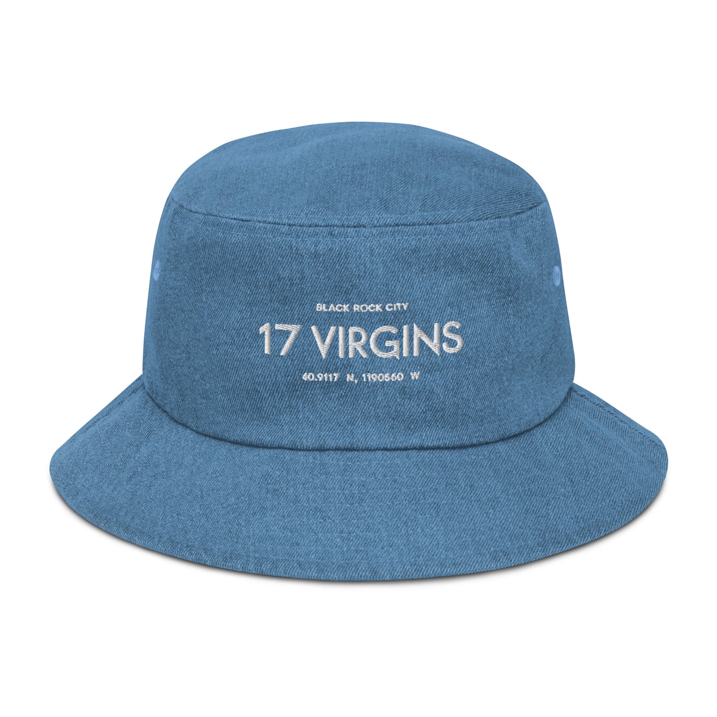 17 Virgins Denim bucket hat