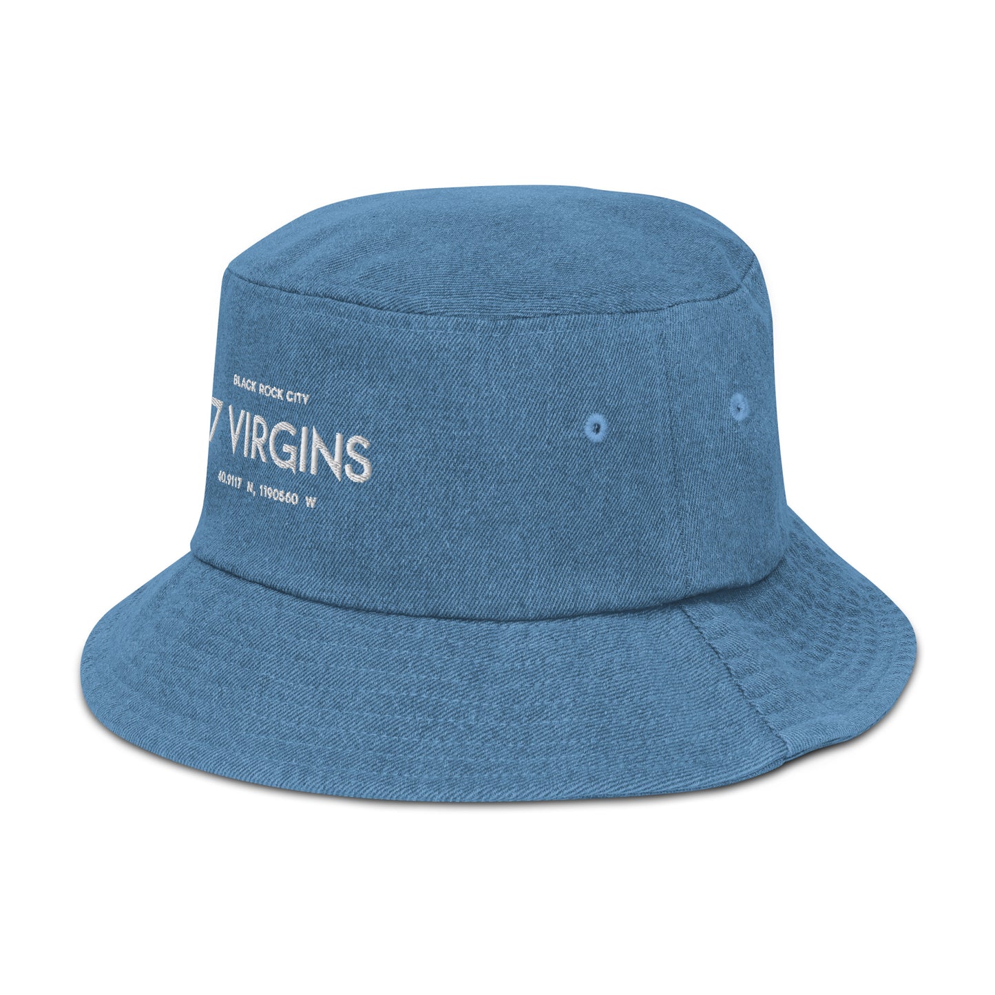 17 Virgins Denim bucket hat