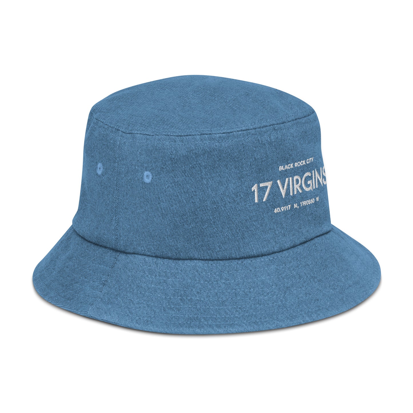 17 Virgins Denim bucket hat